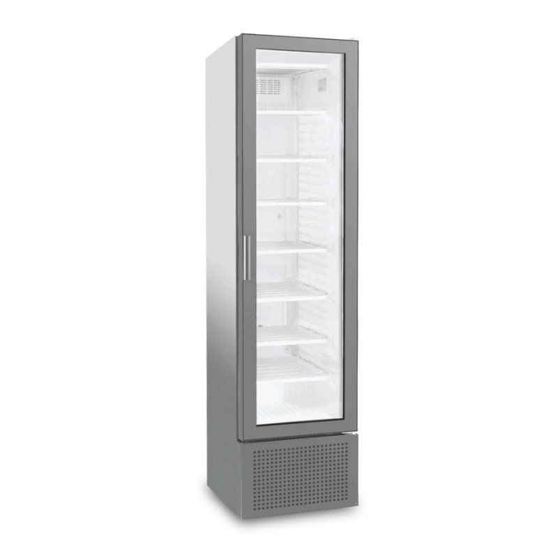 فريزر ايستاده درب شيشه بدون تاج عرض 50 کلیماسان مدل  VF225WOC