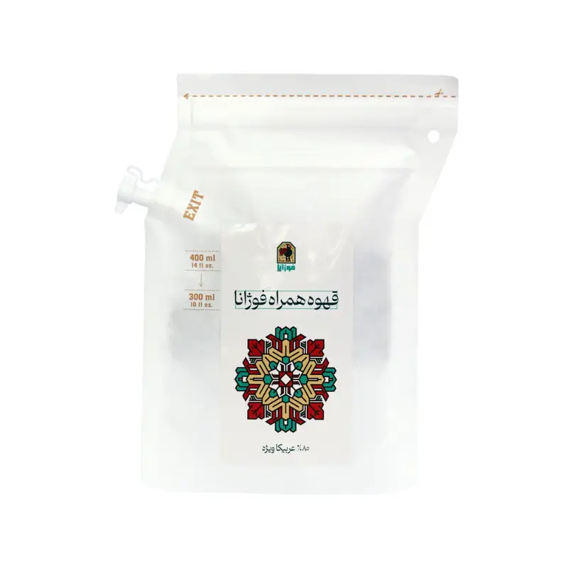 قهوه همراه 80% عربيكا ويژه فوژانا 1 عددی