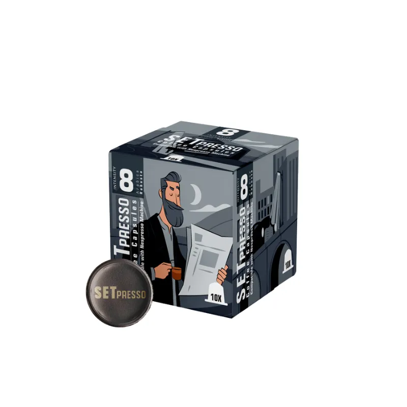 كپسول قهوه 10 تايی ست (نسپرسو) BLACK