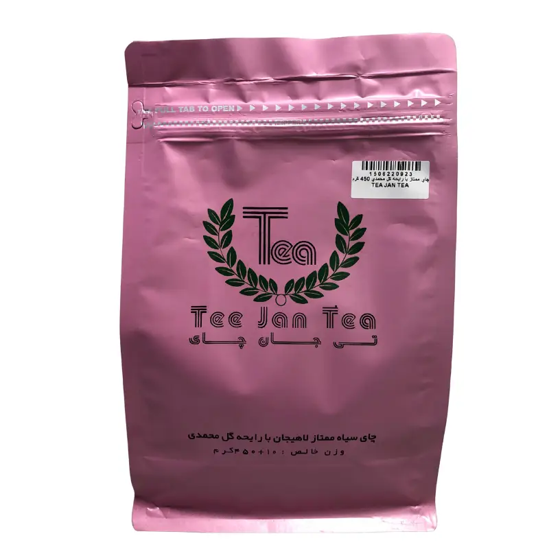 چای ممتاز با رايحه گل محمدی تی جان تی 450 گرم