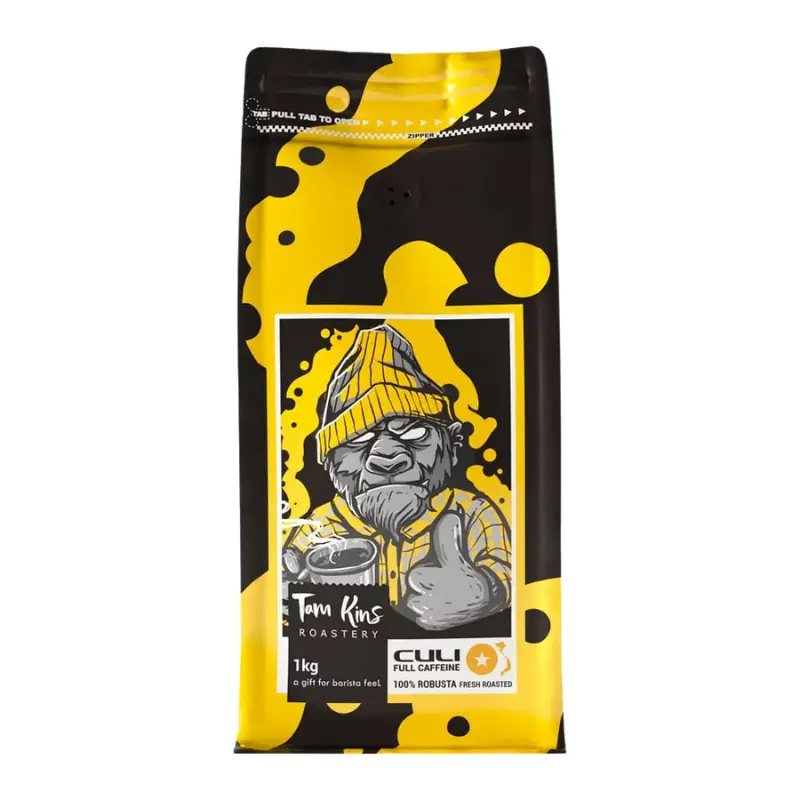قهوه 90% ربوستا کولی زرد تام کینز 1 کیلوگرم