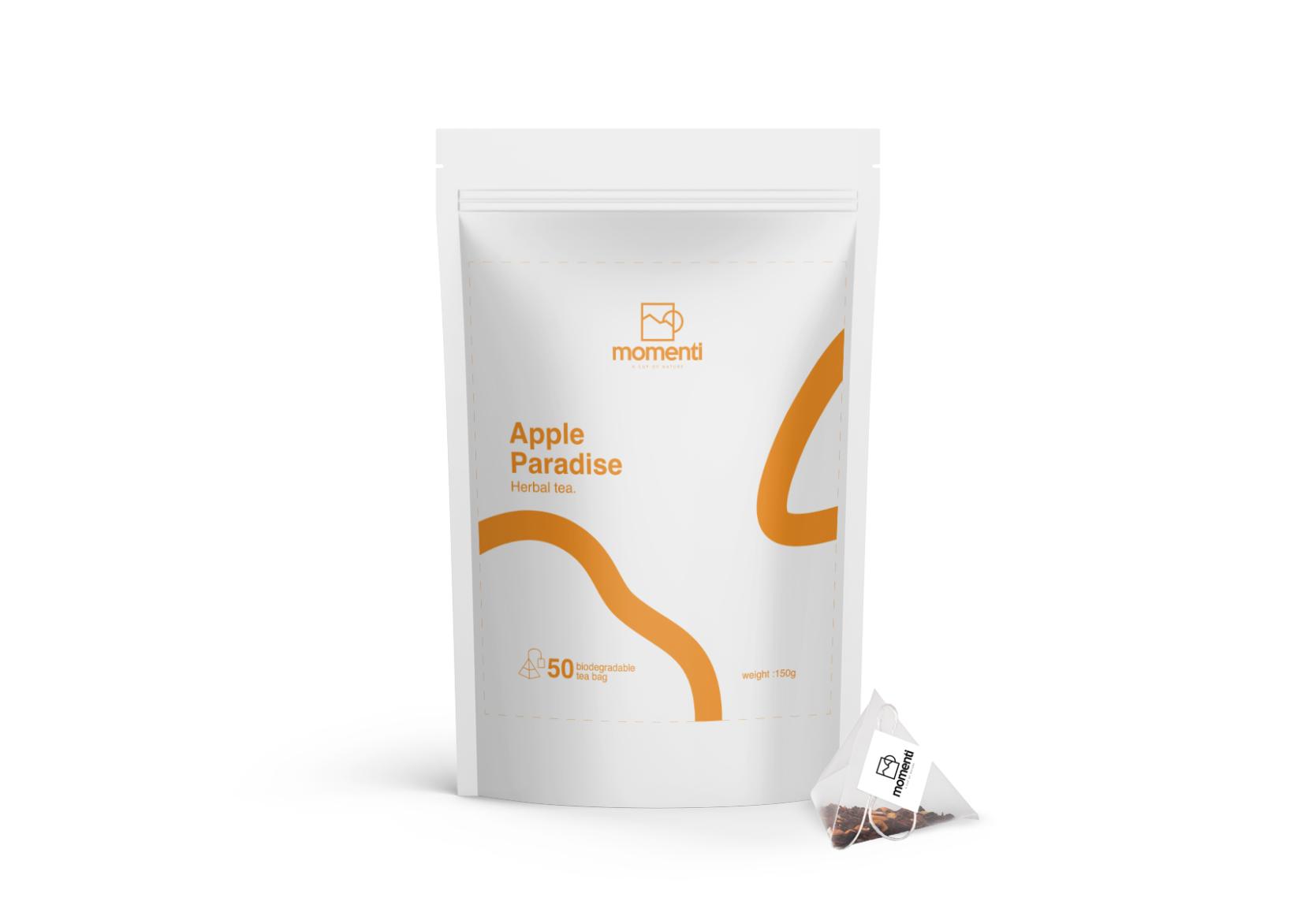 دمنوش تي بگ اپل پارادايس مومنتي  50 عددي