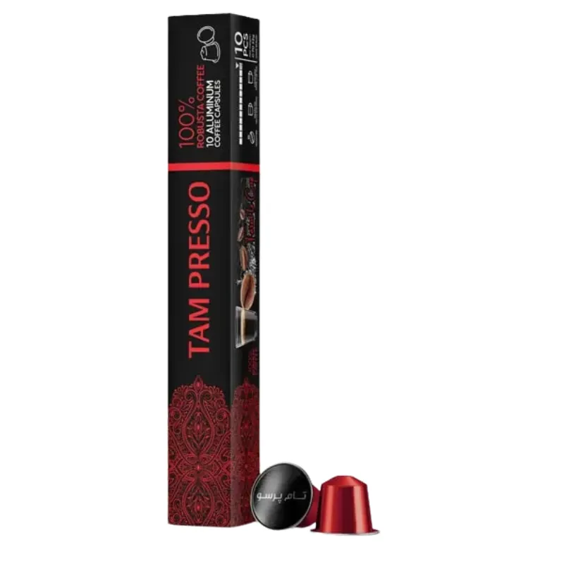 کپسول قرمز 100% ربوستا تام کینز 10 عددی